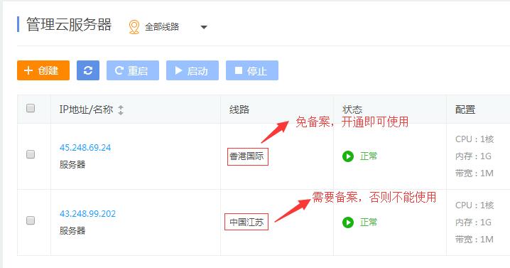 云服务器控制面板的熟悉