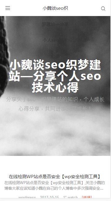 hunter免费 WordPress 响应式主题